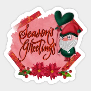 Season's greetings Sticker